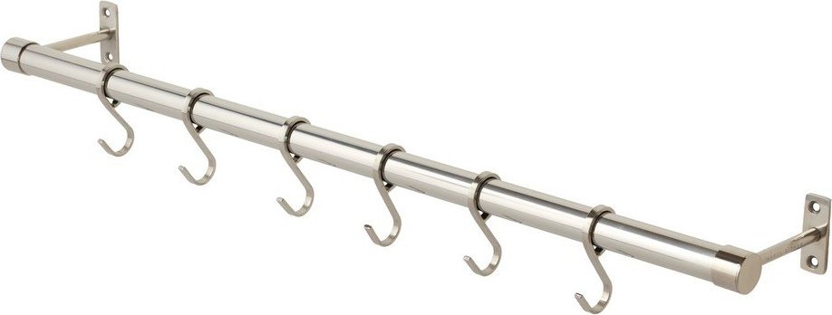 Nástěnný věšák nerezový v matně stříbrné barvě 70 cm Hang-It – Mette Ditmer Denmark Mette Ditmer Denmark