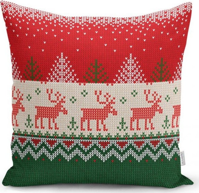 Povlak na polštář s vánočním motivem 43x43 cm Merry Christmas – Mila Home Mila Home