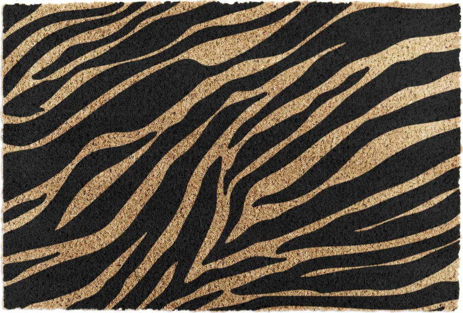 Rohožka z kokosového vlákna 40x60 cm Zebra – Artsy Doormats Artsy Doormats