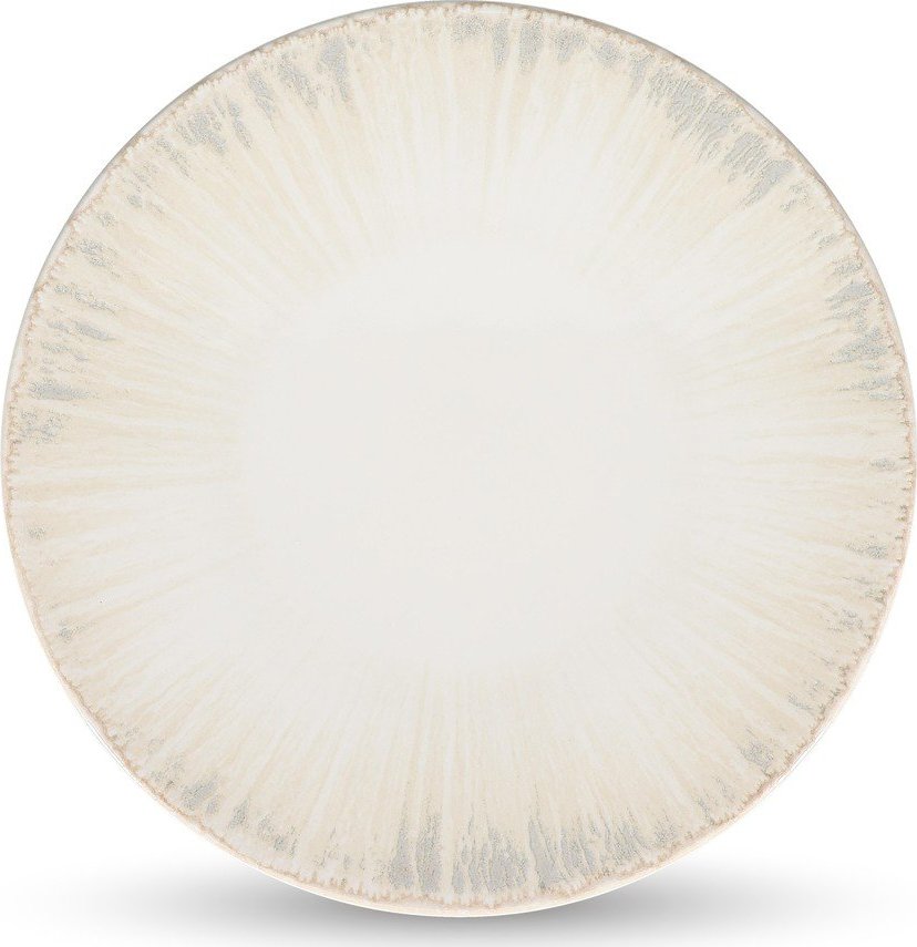 Světle šedý servírovací porcelánový talíř ø 32 cm Nuance – BonBistro BonBistro