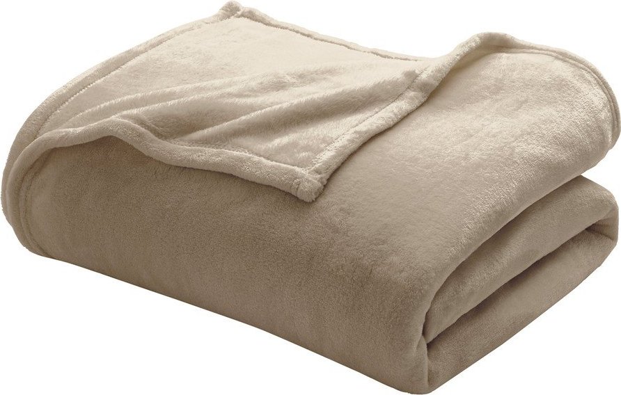 Taupe deka z mikroflanelu 220x240 cm Flanou – douceur d'intérieur Douceur d intérieur