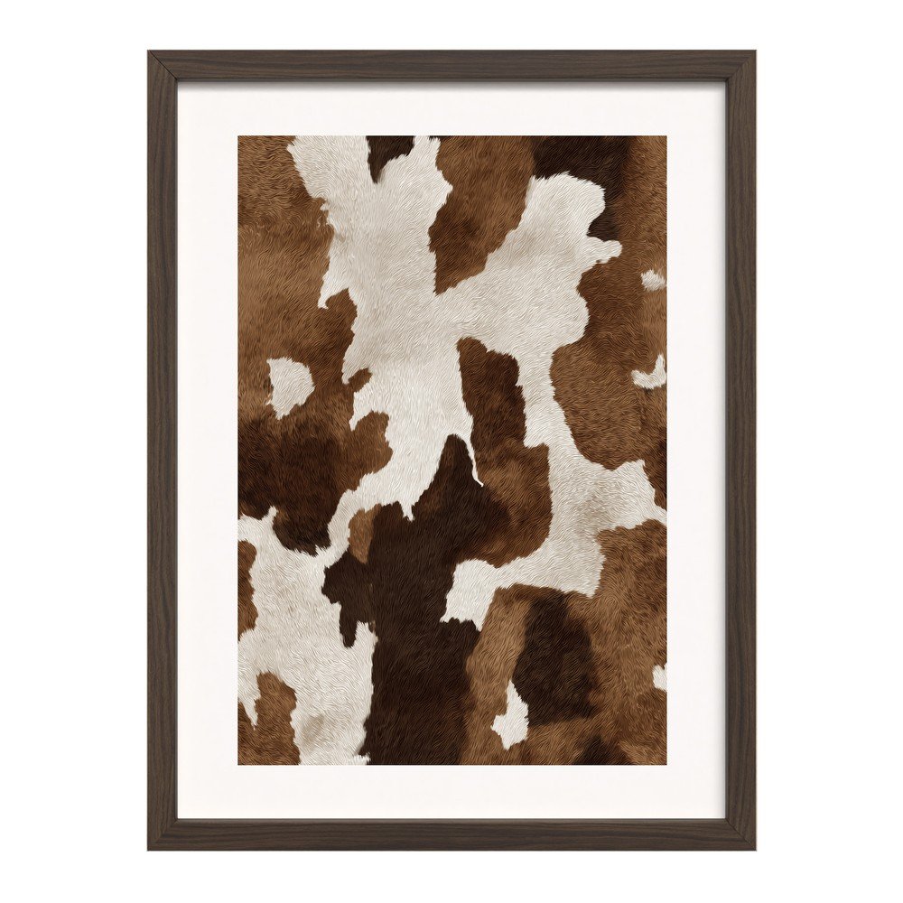 Tištěný obraz s rámem 30x40 cm Cowhide – Styler Styler