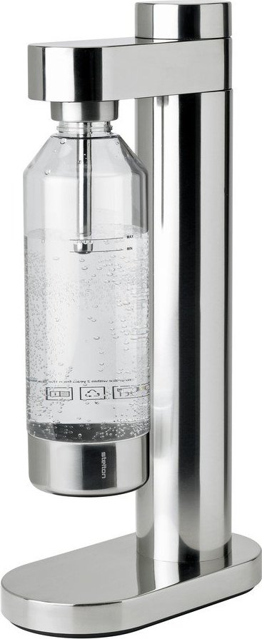 Výrobník sody z nerezové oceli ve stříbrné barvě Brus – Stelton STELTON