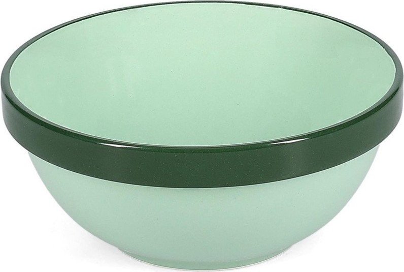 Zelená miska z kameniny 710 ml Duo – ONA ONA