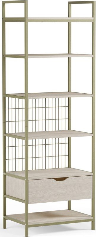 Zelená ocelová knihovna 60x179