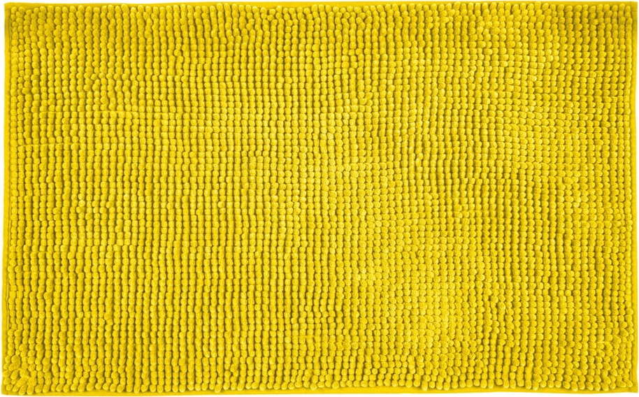 Žlutá textilní koupelnová předložka 50x80 cm Chenille – Allstar Allstar
