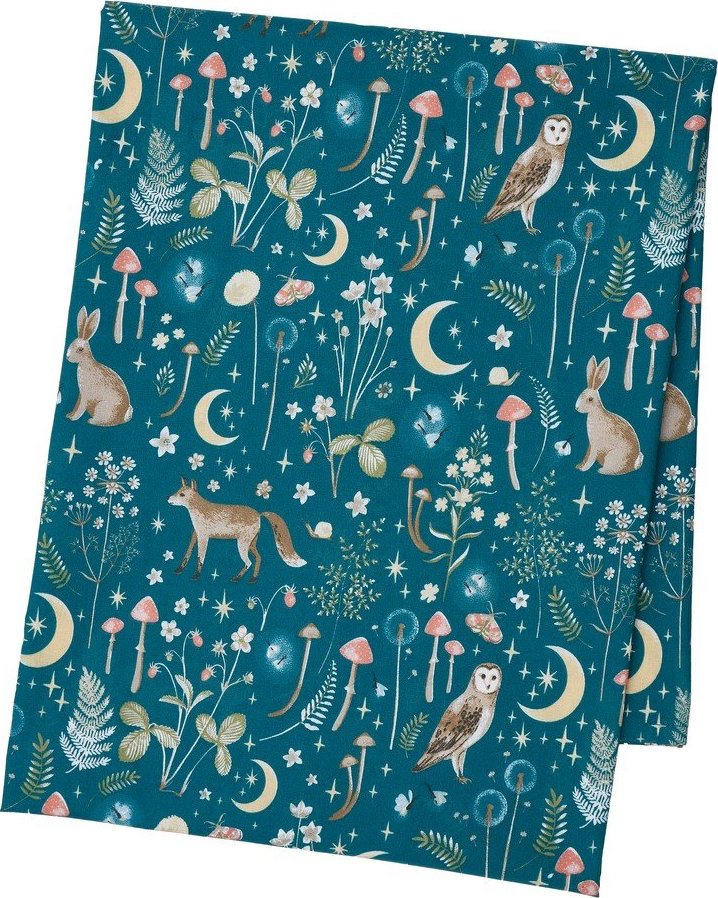 Bavlněný ubrus 137x178 cm Enchanted Twilight Animals – Catherine Lansfield Catherine Lansfield