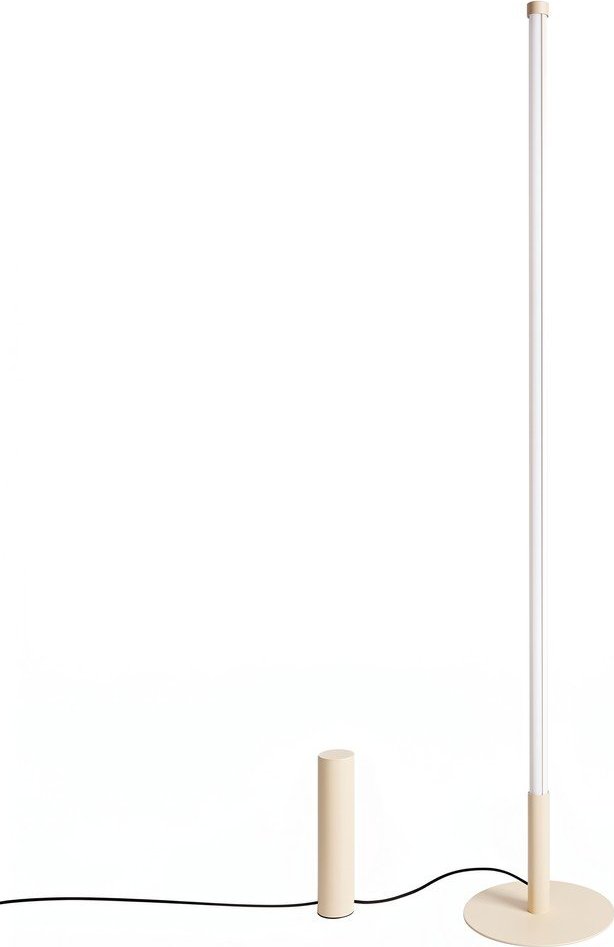 Béžová kovová LED stojací lampa (výška 150 cm) TRANG – Thoro Thoro