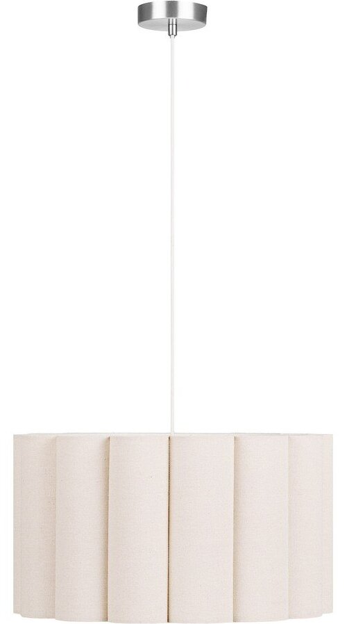 Béžové lněné závěsné svítidlo ø 45 cm Watton – House Nordic House Nordic