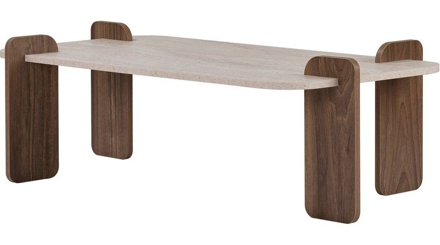 Béžový konferenční stolek 60x120 cm Renard – Nordure Nordure
