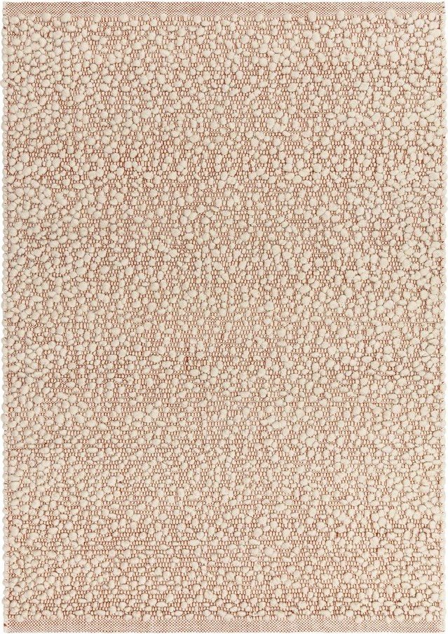 Béžový ručně tkaný koberec s příměsí vlny 200x290 cm Claude – MADE Made