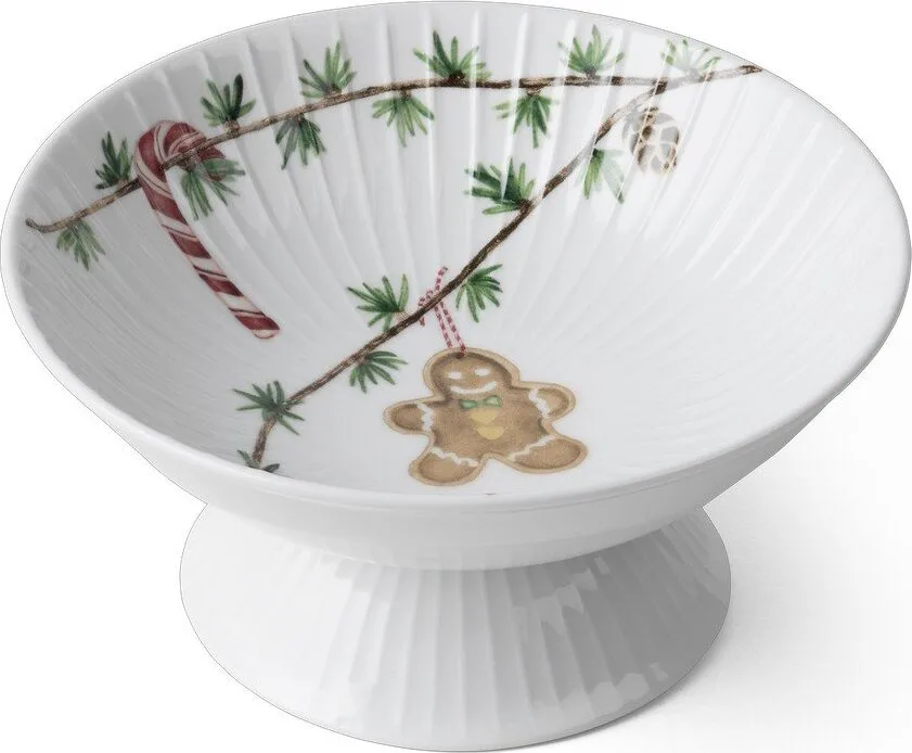 Bílá porcelánová mísa s vánočním motivem ø 16 cm Hammershøi Christmas – Kähler Design