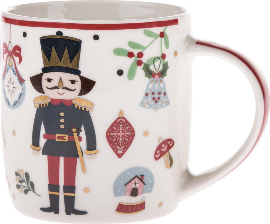Bílý porcelánový hrnek 370 ml Jolly – Dakls Dakls