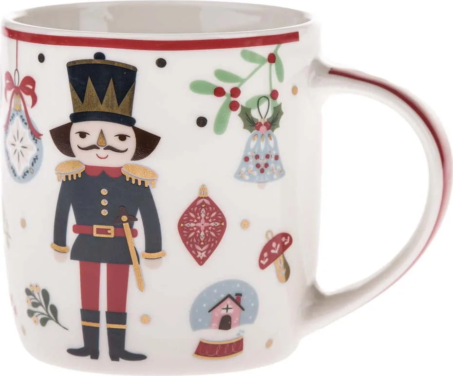 Bílý porcelánový hrnek 370 ml Jolly – Dakls