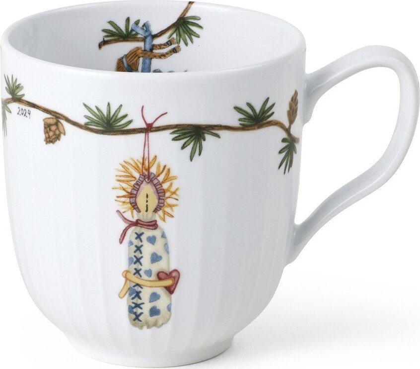 Bílý porcelánový hrnek s vánočním motivem 330 ml Hammershøi Christmas – Kähler Design Kähler Design
