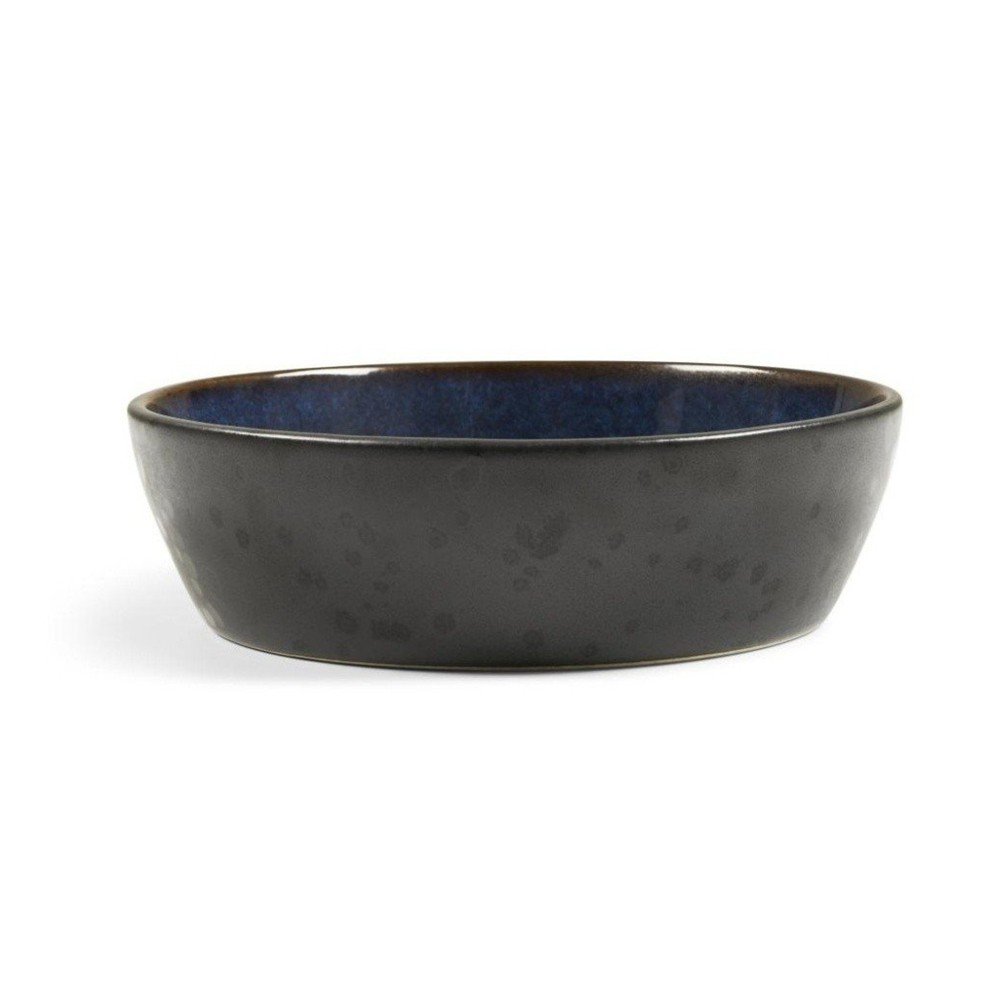 Černá/modrá miska na polévku z kameniny 850 ml Gastro Dark Blue/Black – Bitz Bitz