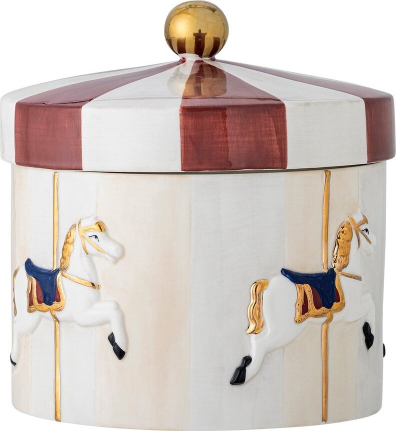 Kameninová dóza na cukroví/na sušenky Merry-go-round – Bloomingville Bloomingville