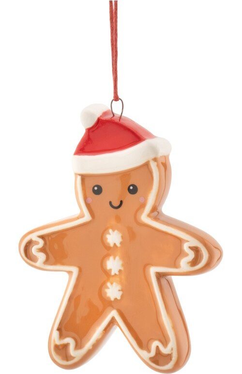 Keramická vánoční ozdoba 6 cm Gingerbread – Sass & Belle Sass & Belle