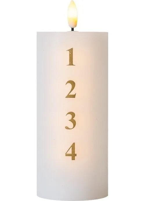 LED svíčka na baterky (výška) Sille Advent – Sirius