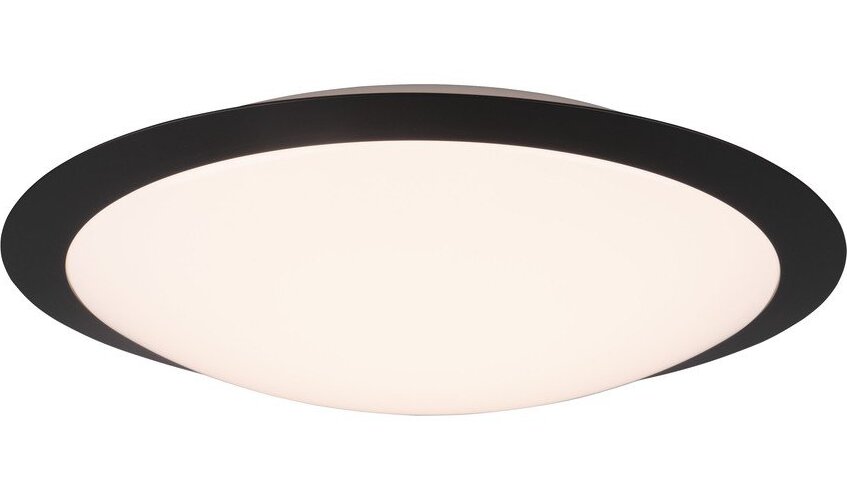 Matně černé LED stropní svítidlo ø 42 cm Umberto – Trio TRIO