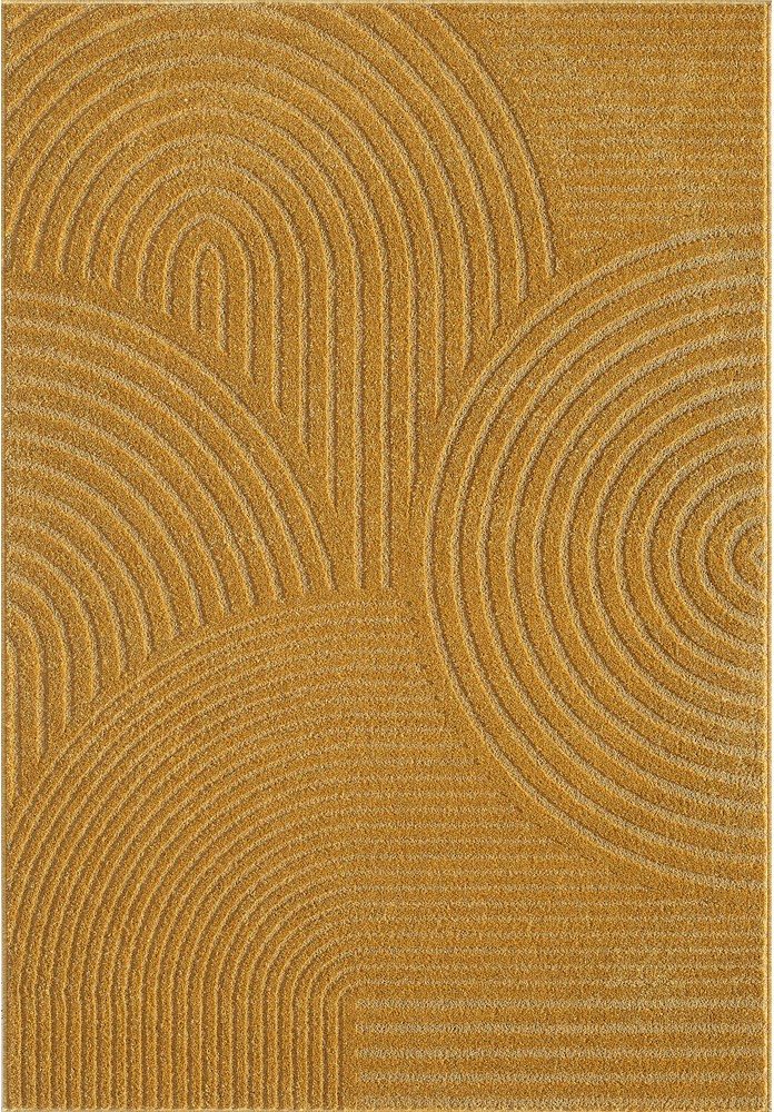 Okrově žlutý koberec 120x170 cm Whirl – ESTE Este