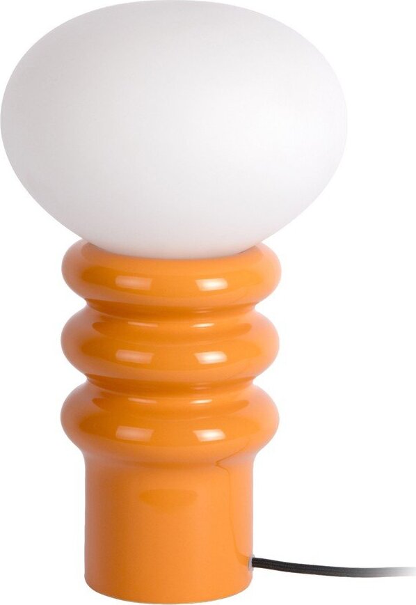 Oranžová keramická stolní lampa (výška 33