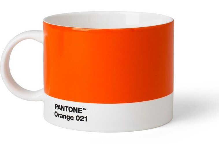 Oranžový porcelánový hrnek 475 ml Orange 021 – Pantone Pantone