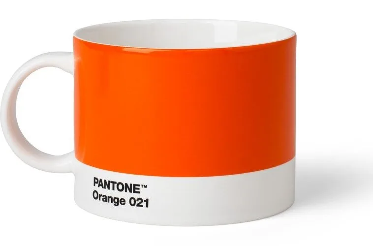Oranžový porcelánový hrnek 475 ml Orange 021 – Pantone