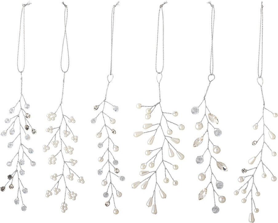 Plastové vánoční ozdoby v sadě 6 ks 11 cm Ikata – Bloomingville Bloomingville