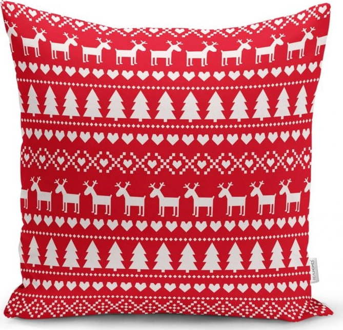 Povlak na polštář s vánočním motivem 43x43 cm Merry Christmas – Mila Home Mila Home