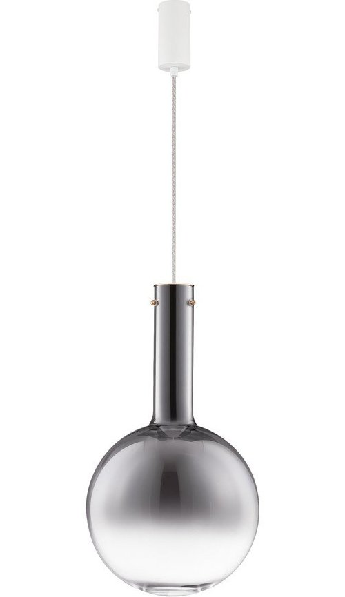 Šedé skleněné LED stmívatelné závěsné svítidlo ø 30 cm Nostos – Nova Luce Nova Luce
