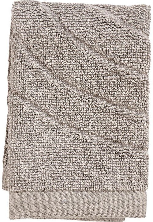 Šedobéžový froté bavlněný ručník 30x30 cm Time – Zone Zone