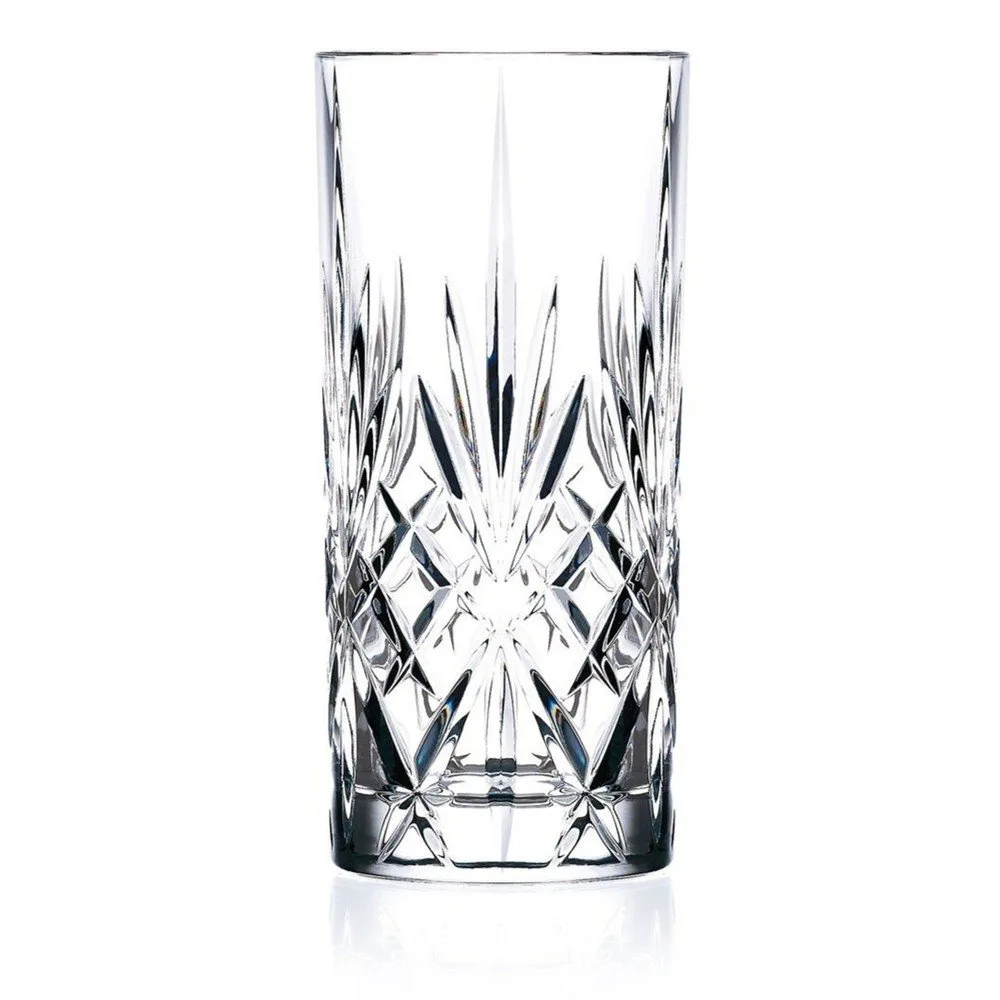 Křišťálové
 sklenice v sadě 6 ks na koktejly 360 ml Melodia – Lyngby Glas