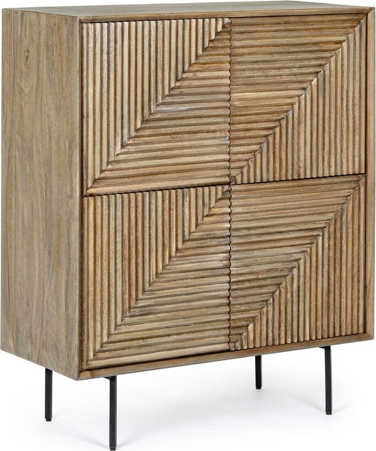 Skříňka z mangového dřeva v přírodní barvě 92x110x40 cm Darsey – Bizzotto Bizzotto