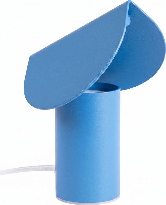 Světle modrá hliníková LED stolní lampa (výška 15 cm) BISCUIT – Thoro Thoro