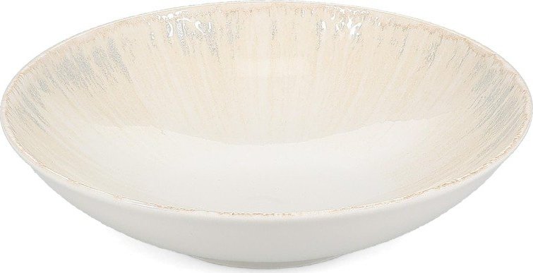Světle šedý hluboký porcelánový talíř ø 21 cm Nuance – BonBistro BonBistro