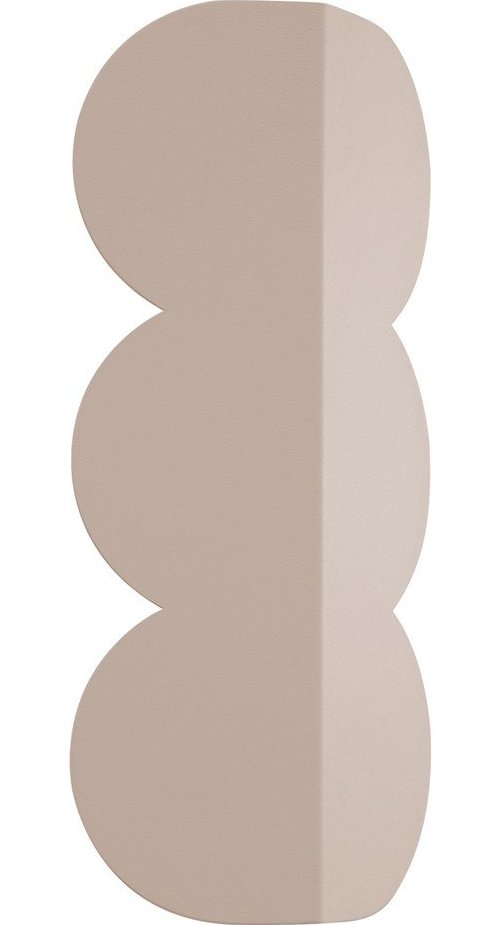 Taupe hliníkové nástěnné svítidlo BISCUIT – Thoro Thoro