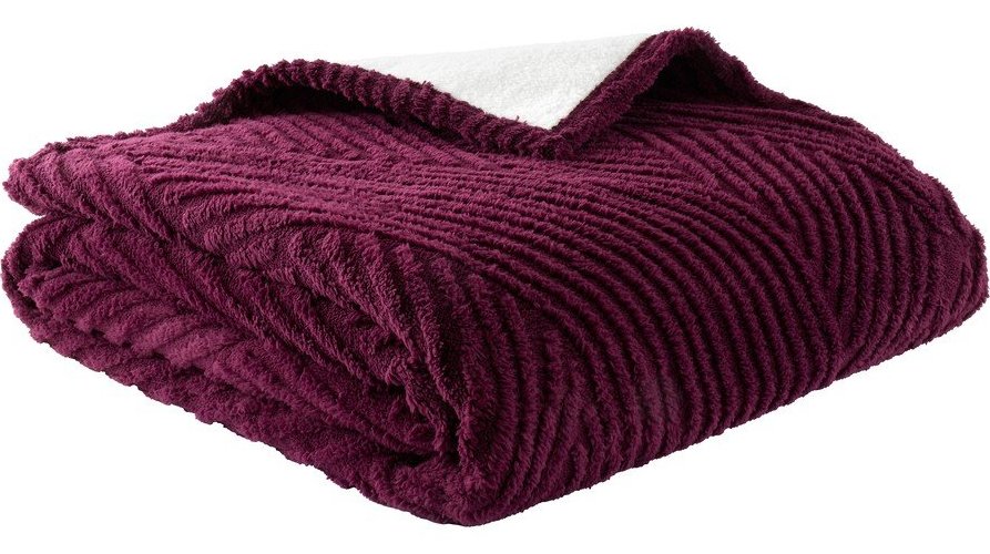 Tmavě fialový přehoz 230x220 cm Heat Buddy Super Thermal – Catherine Lansfield Catherine Lansfield