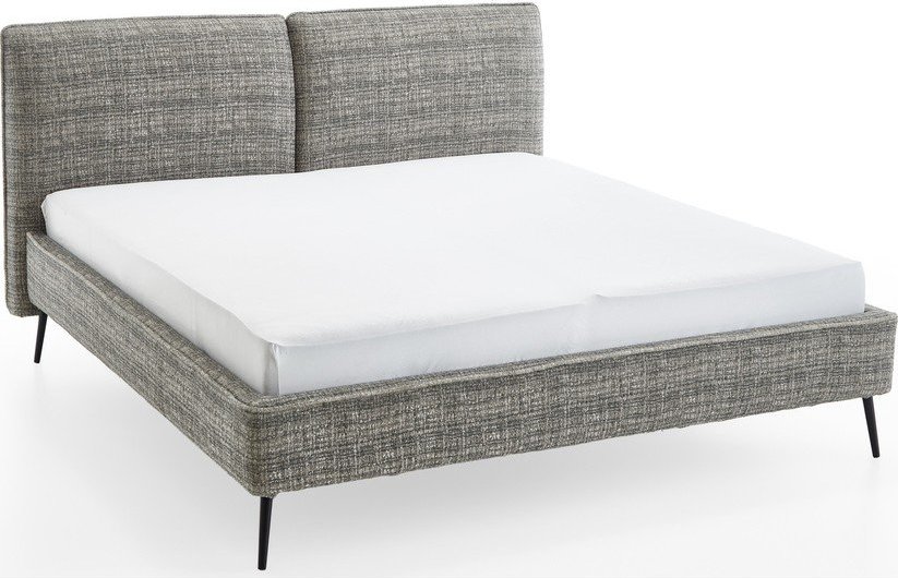 Tmavě zelená čalouněná dvoulůžková postel bez roštu 180x200 cm Infinity – Meise Möbel Meise Möbel